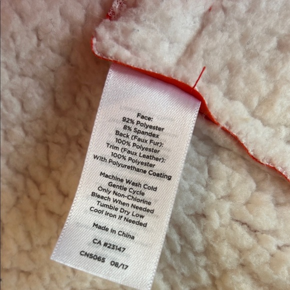 Talbots Women's Orange Hooded Raincoat - Picture 5 of 8